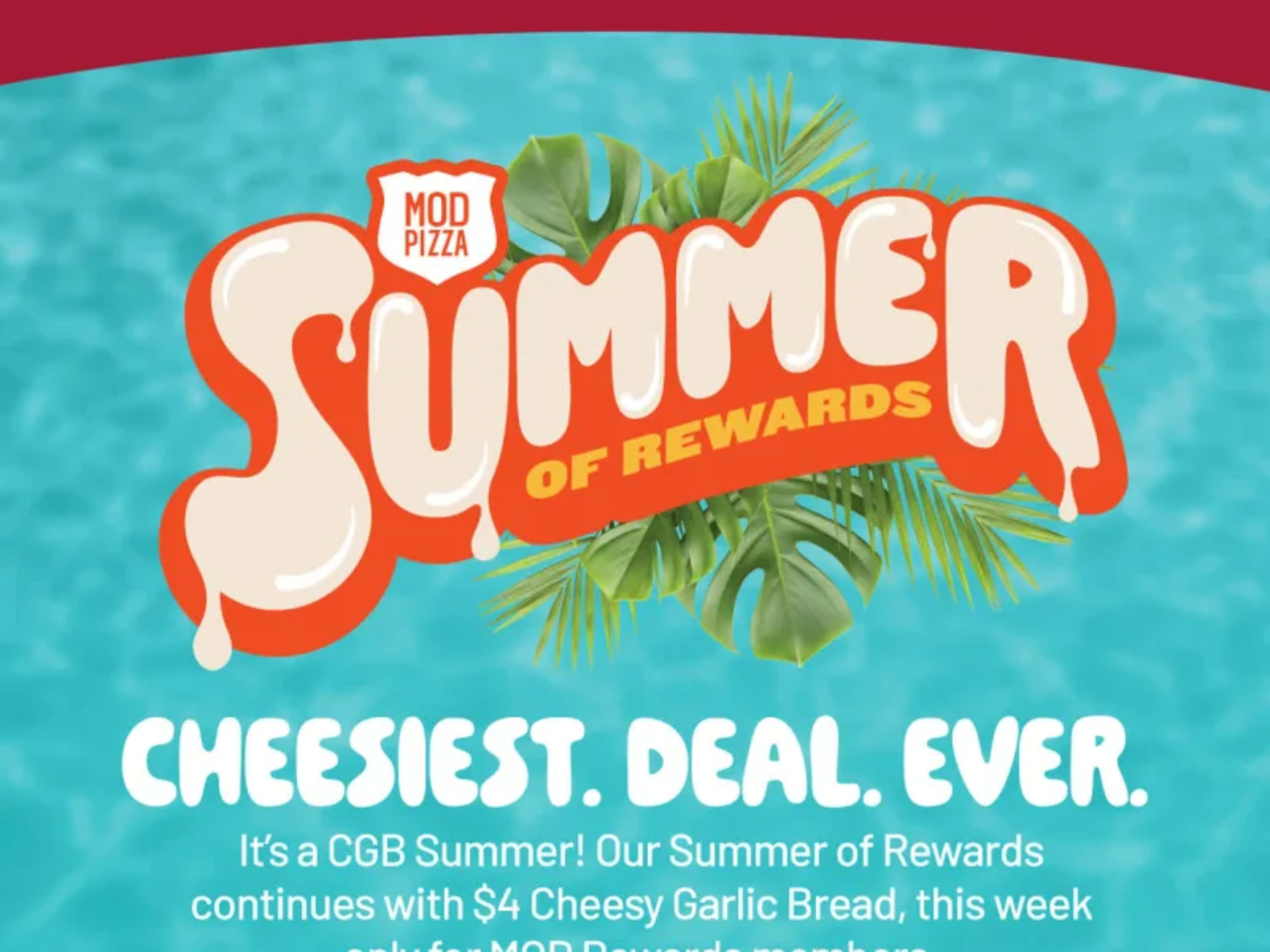 $4 Cheesy Garlic Bread - Rewards Members Only