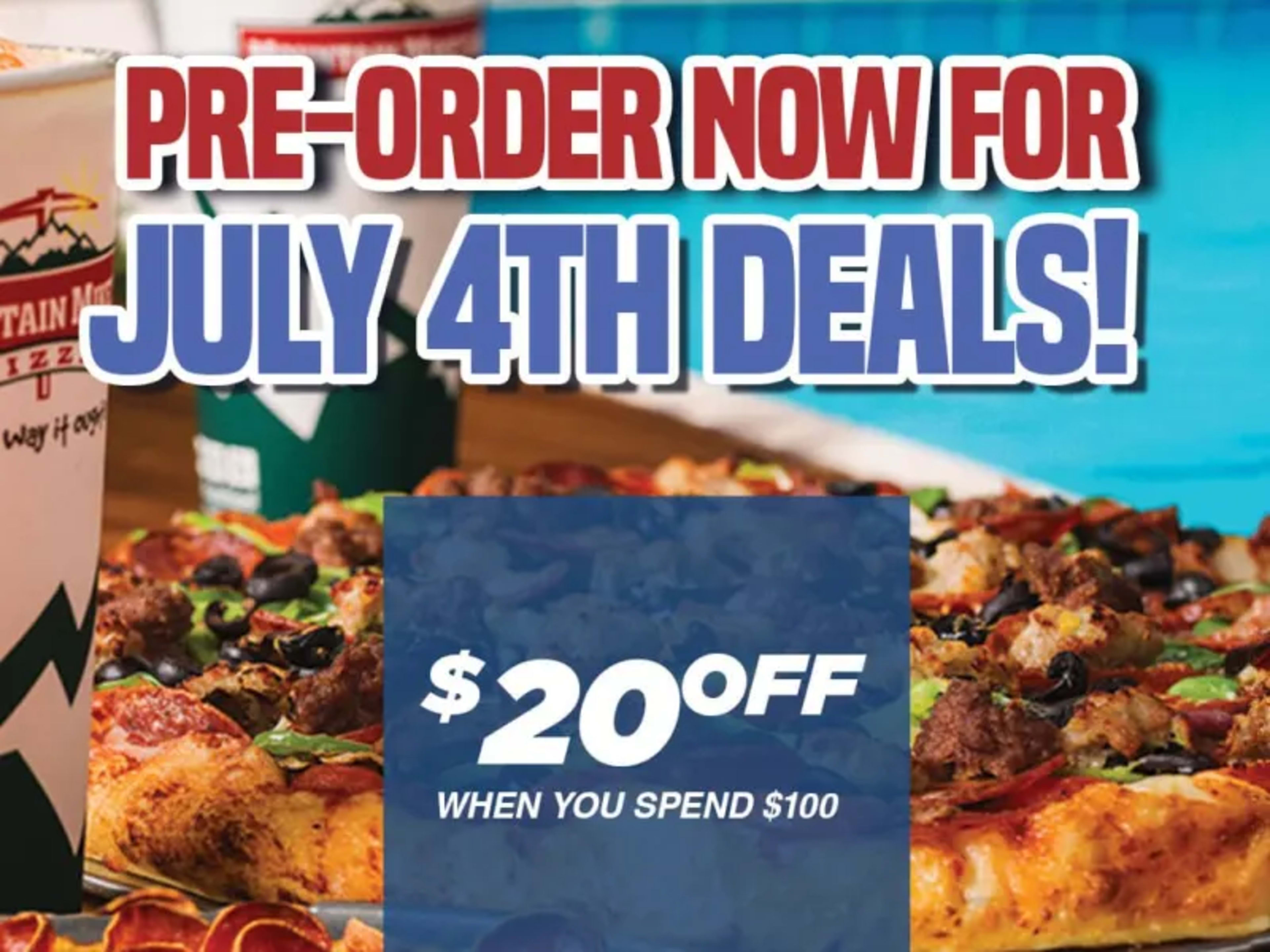 Up to $50 Off Pizza Order - Rewards Members