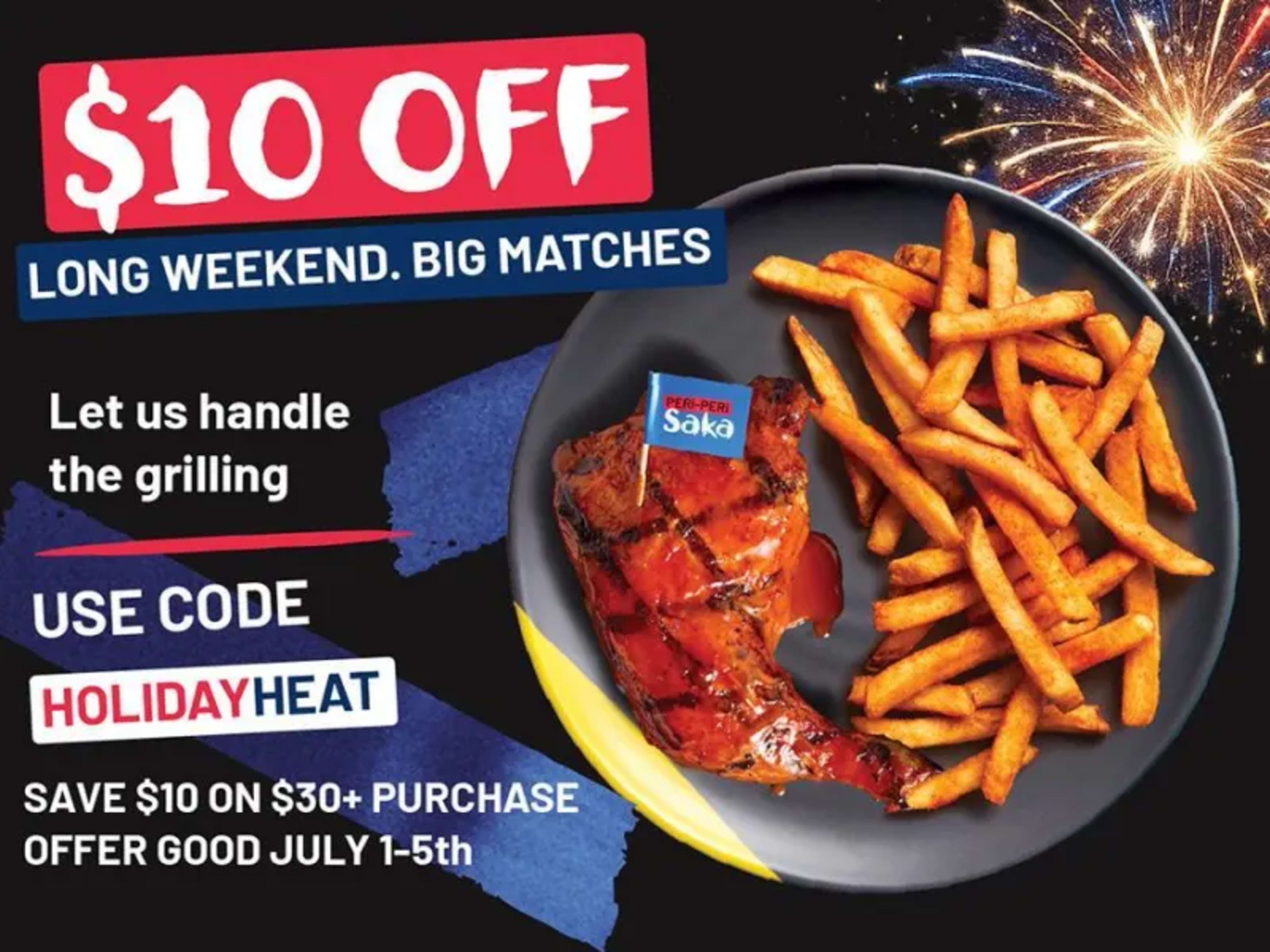 $10 Off Orders $30+ - Holiday Weekend