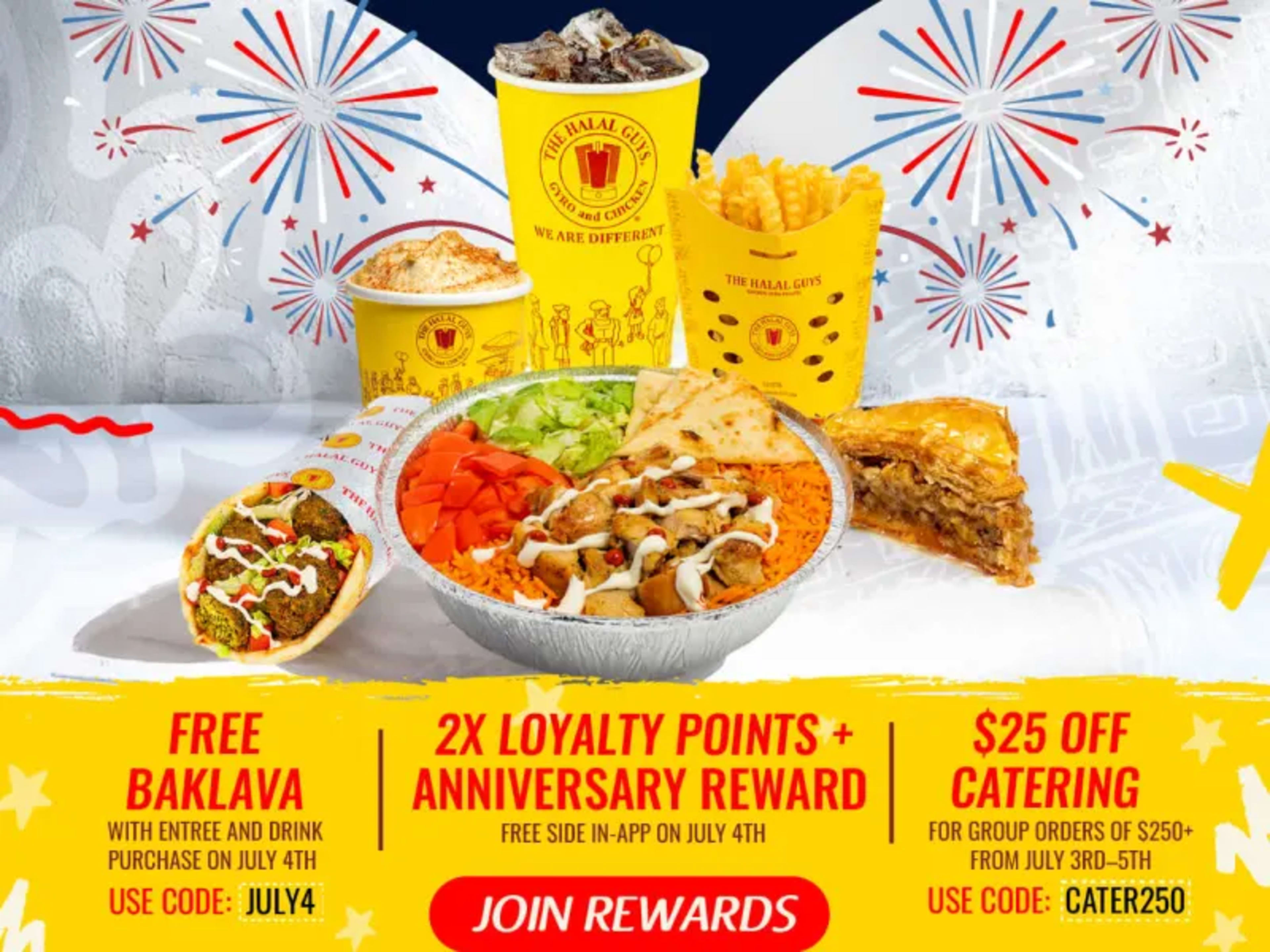 Free Baklava with Entree & Drink