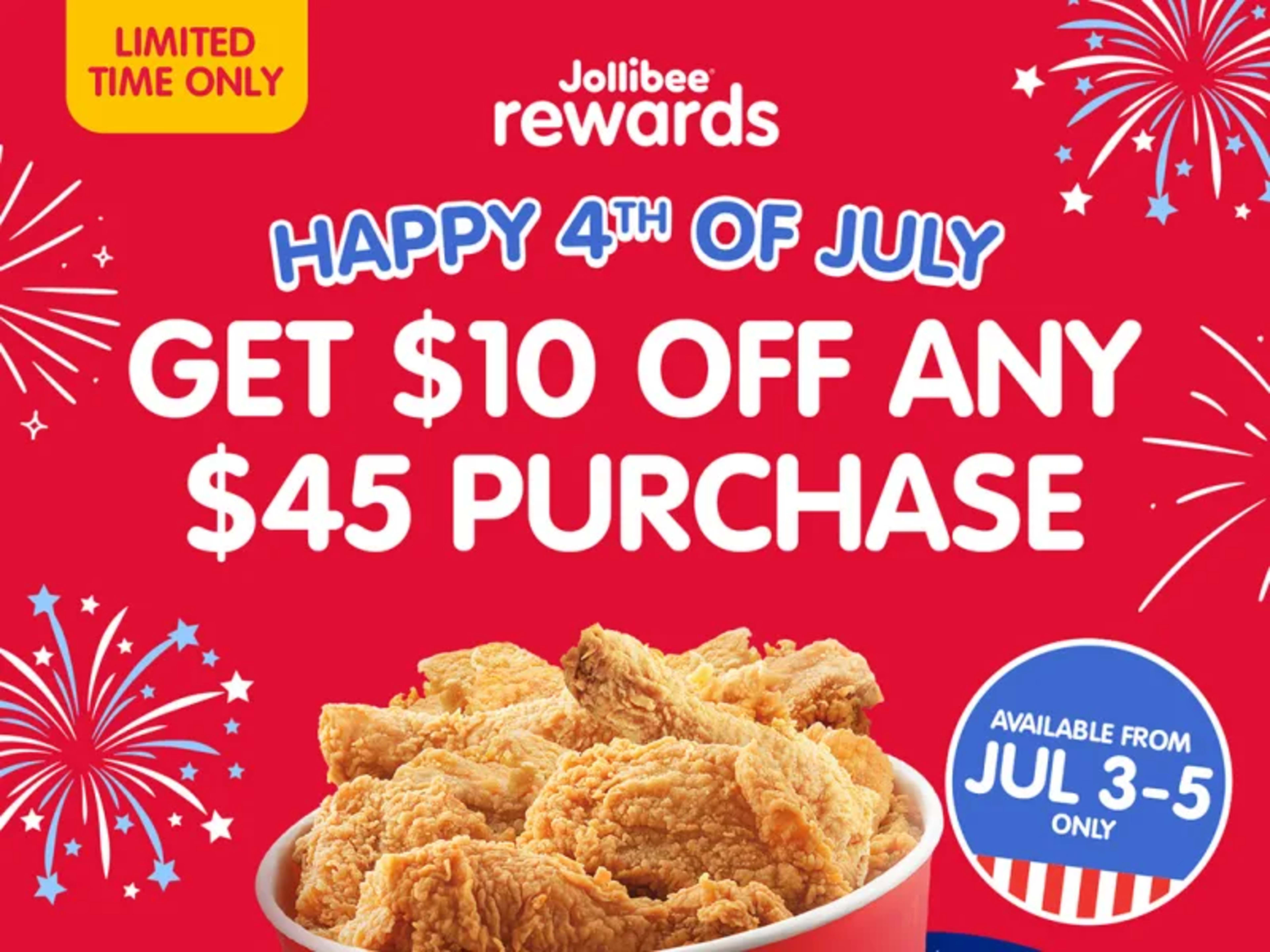 $10 Off $45+ Purchase - Rewards Members Only