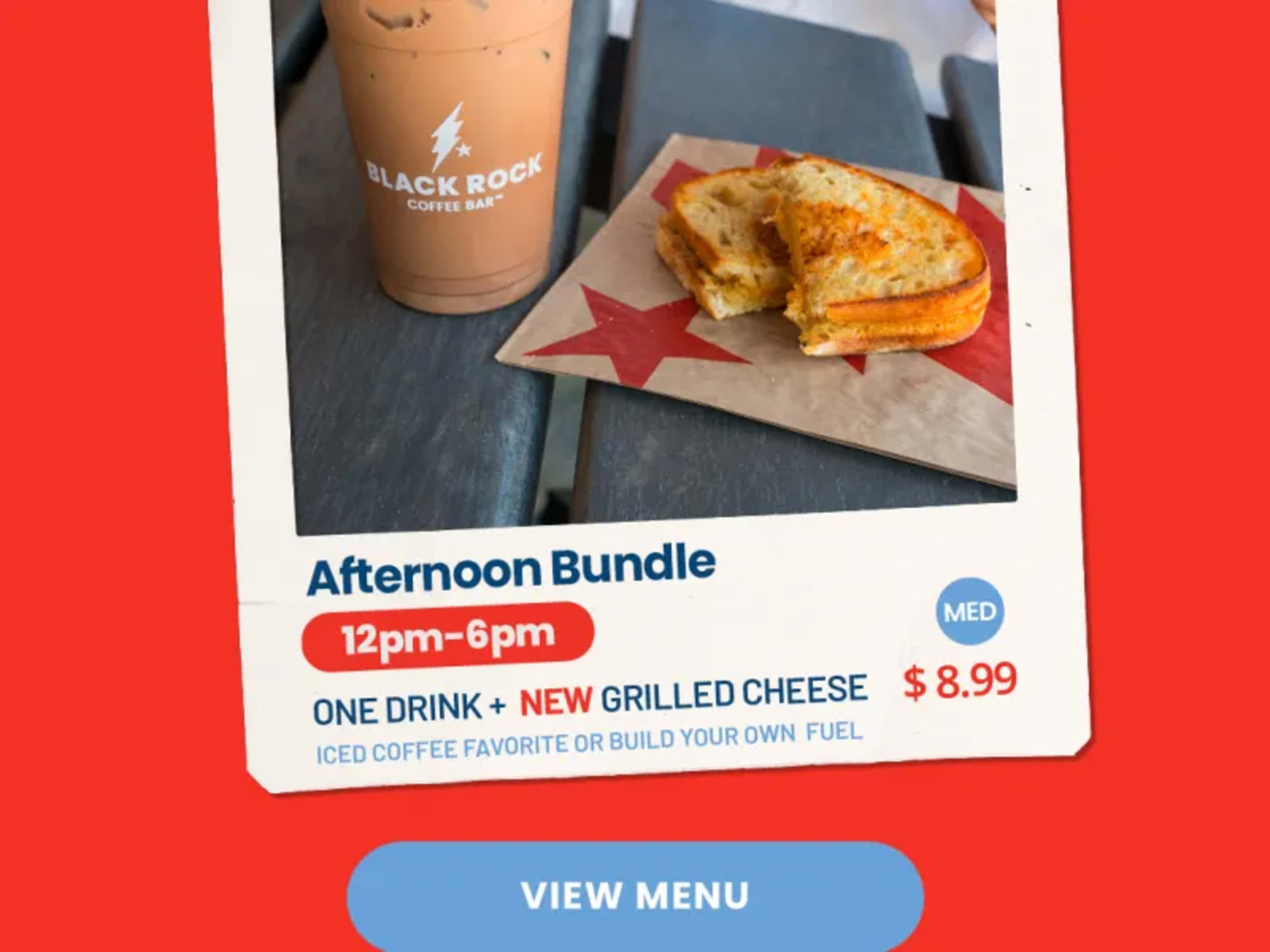 2 Medium Drinks for $8.99 After 6pm