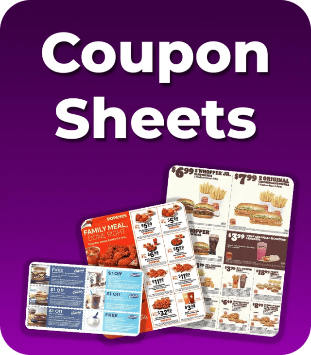 Coupon Sheets