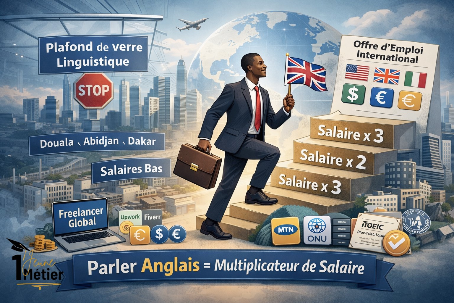 Anglais professionnel et salaire en Afrique