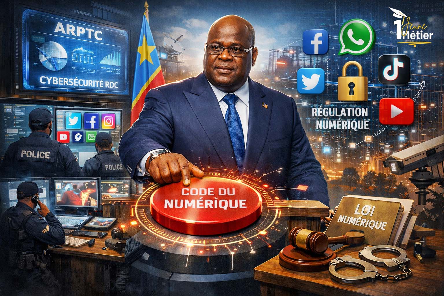 Code du Numérique RDC - Félix Tshisekedi
