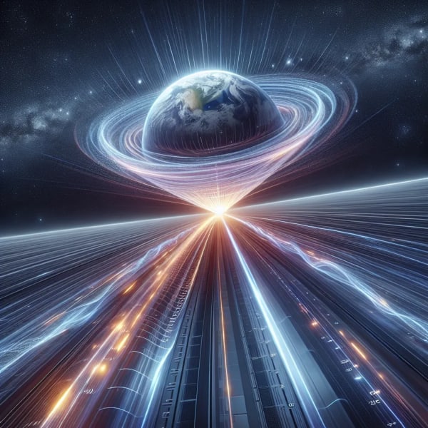 Cómo se mide la velocidad de la luz en el espacio?