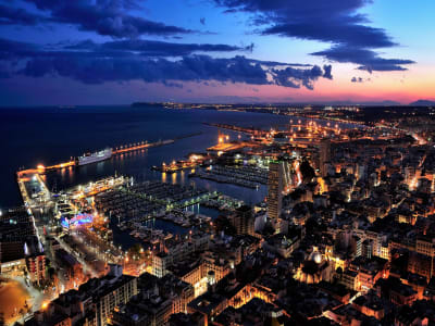 alicante vistas desde el castillo de santa barbara