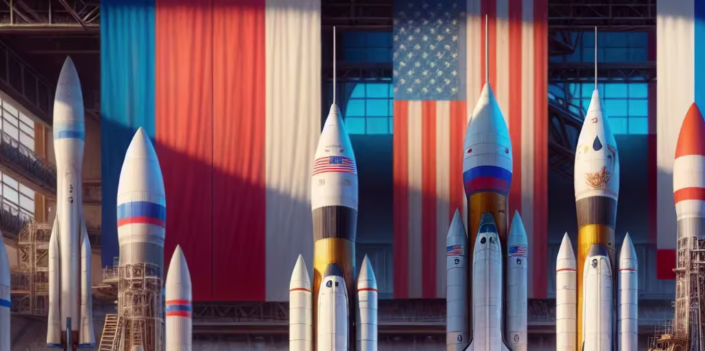 La course à l'espace entre les États-Unis et la Russie