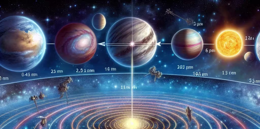 Cómo se miden las distancias en el universo