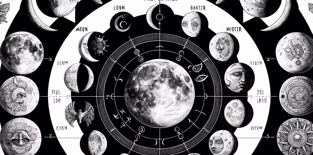 Les phases de la lune et leur signification dans l'Antiquité