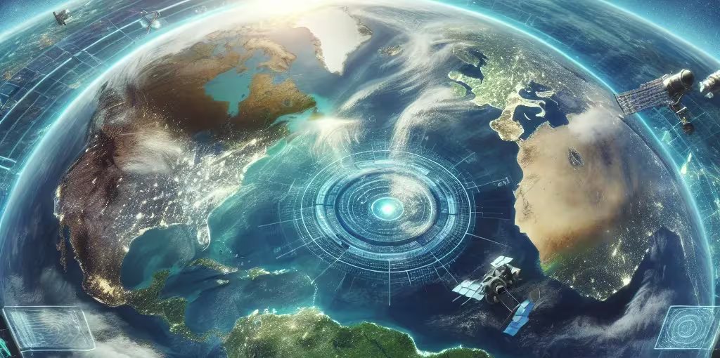 Reaaliaikainen satelliittinäkymä internetin kautta