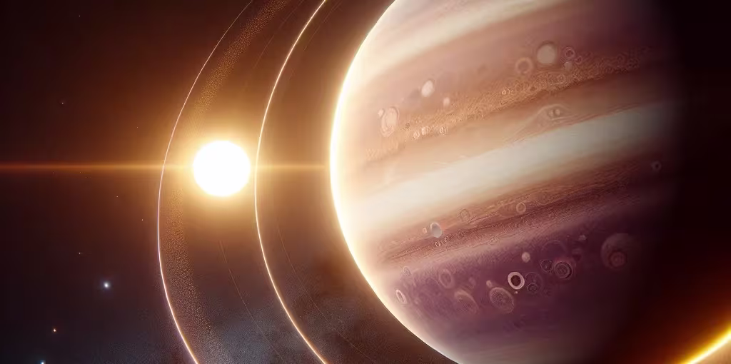 Planeetta Venus etäisyys auringosta