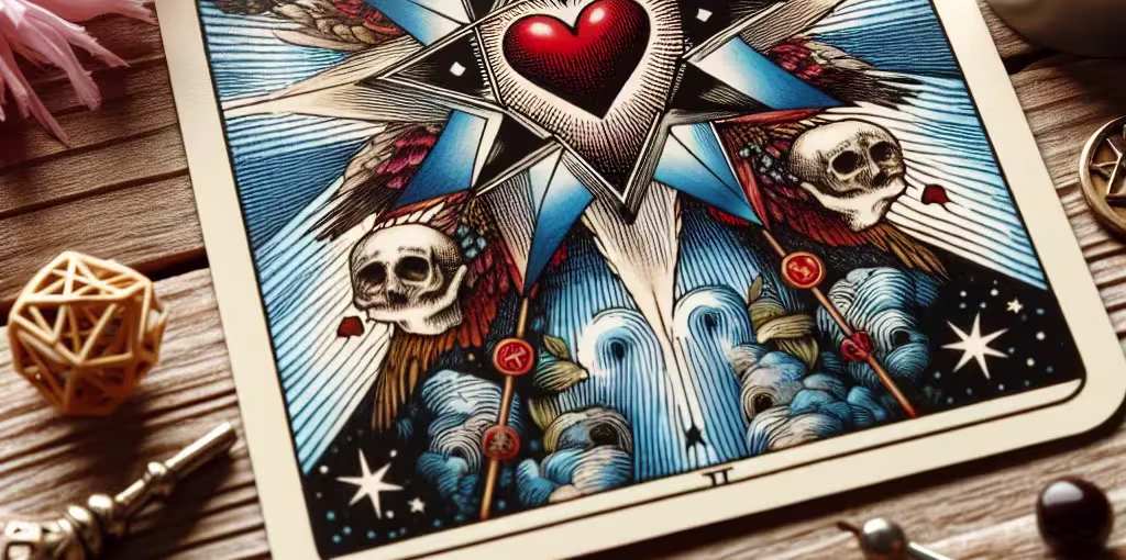 L'étoile du tarot signifie l'amour