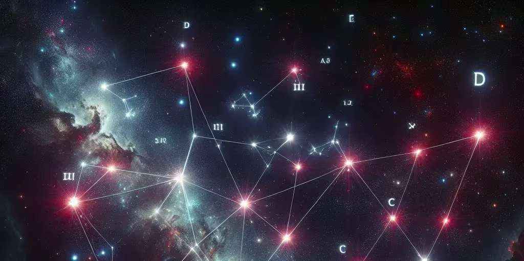 Casiopea constelación estrellas