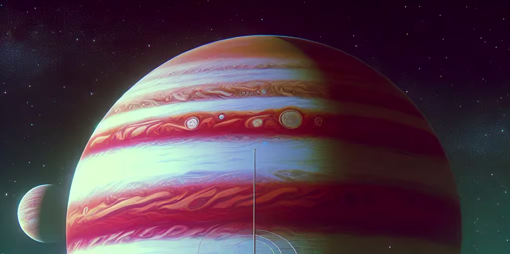 Planète jupiter radio