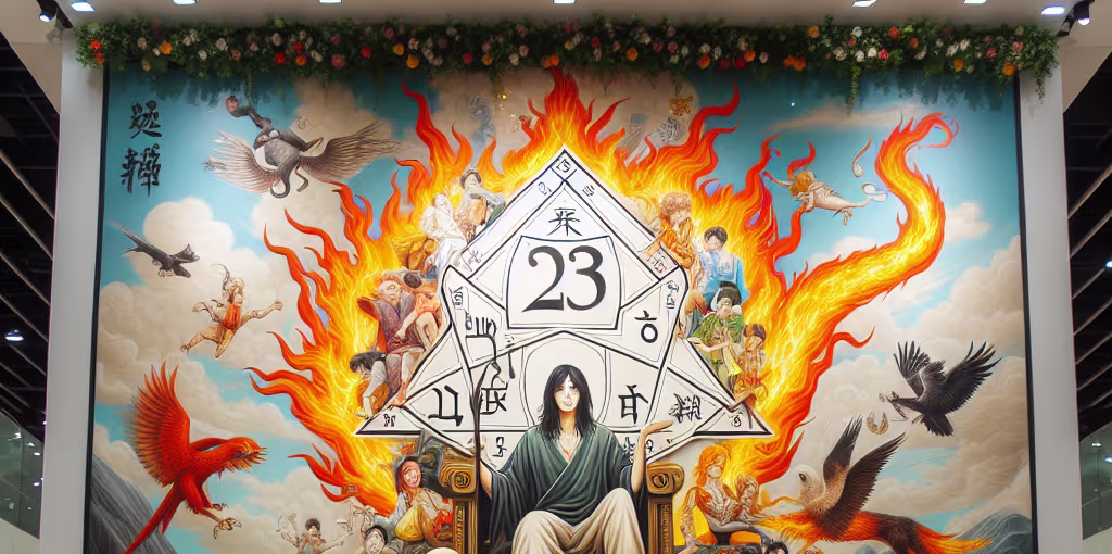 Le Descendant dans les signes de feu