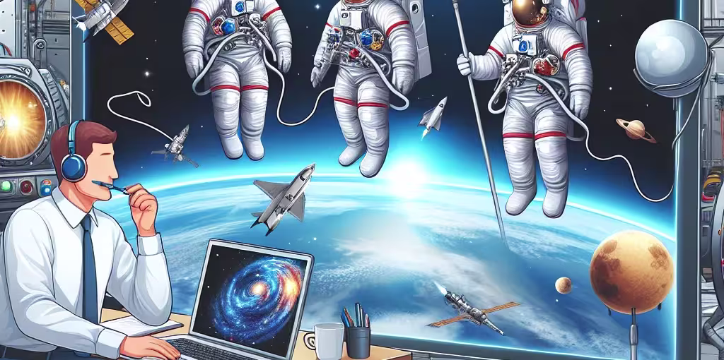¿Cómo es un día en la vida de un astronauta en el espacio?