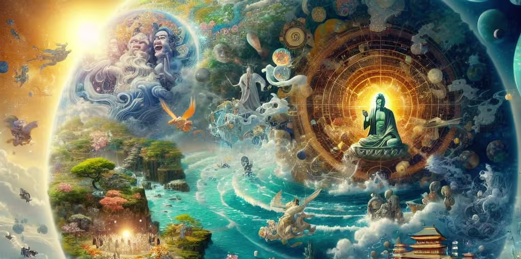 La création du monde selon la mythologie japonaise
