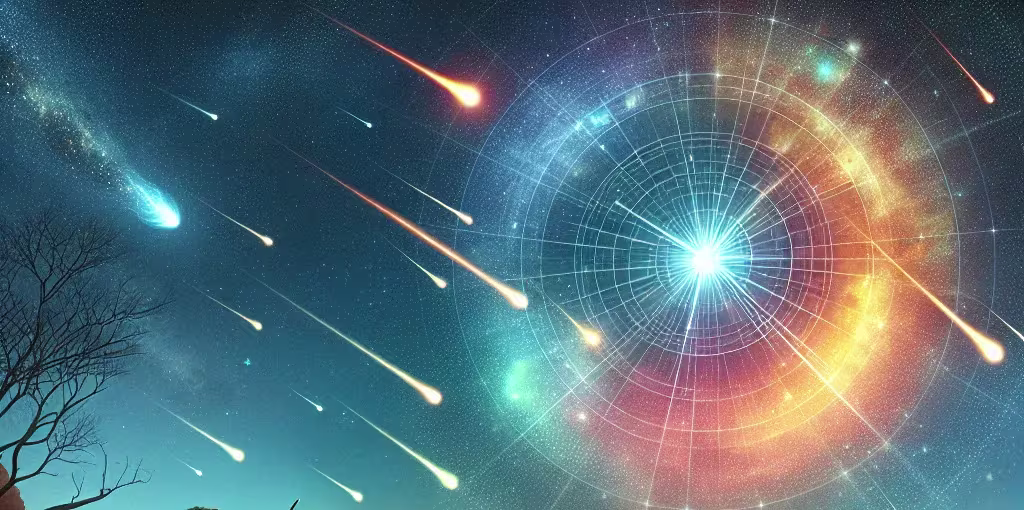 Identificación de estrellas fugaces en el cielo