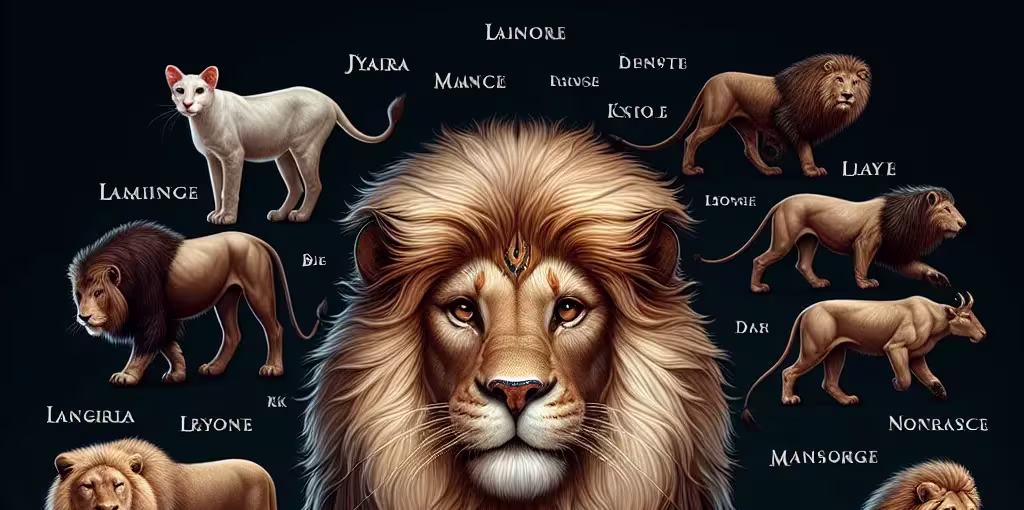 Noms de lions mythologiques