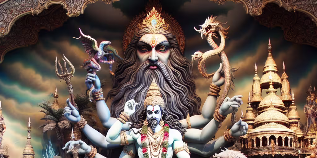 Hindumytologian fantastinen maailmankaikkeus