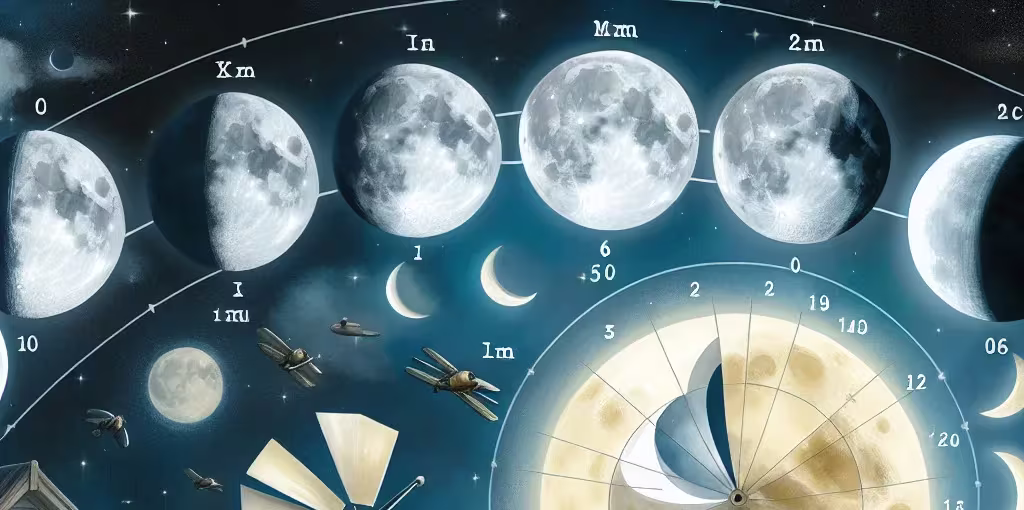 Explication des phases de la lune pour les enfants