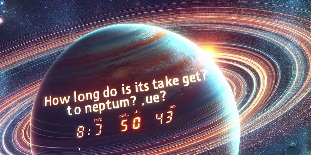Kuinka kauan kestää päästä Neptunukseen?