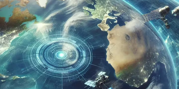 Reaaliaikainen satelliittinäkymä internetin kautta