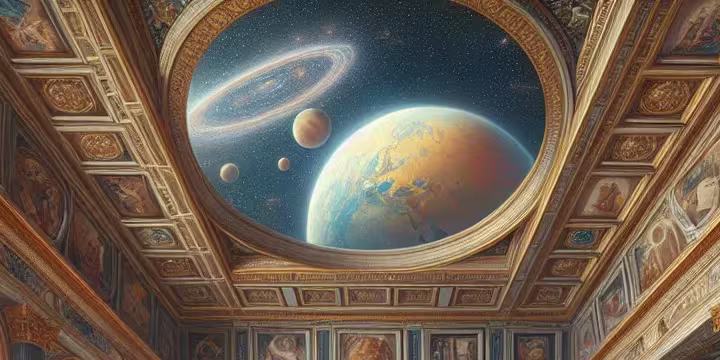Studie van ruimte in de oudheid