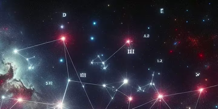 Casiopea constelación estrellas