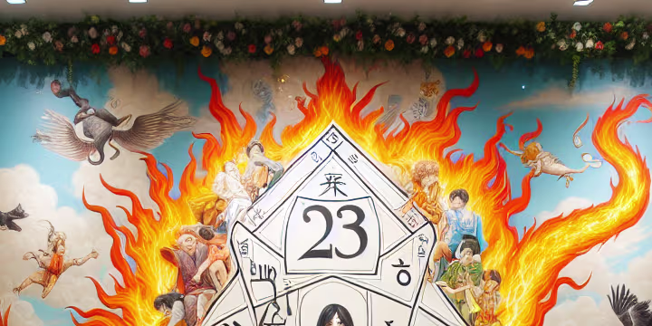 Le Descendant dans les signes de feu