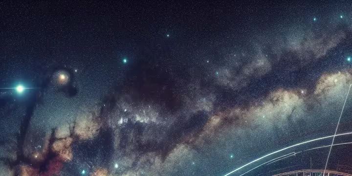 Timelapse tähtitieteellinen historia