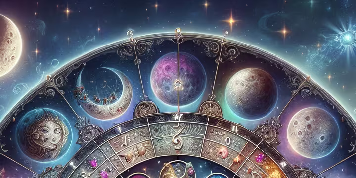 Les nœuds lunaires en astrologie
