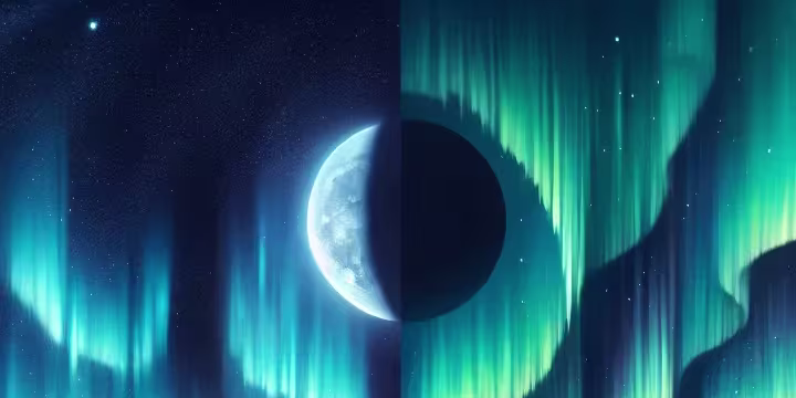 Verschil tussen aurora borealis en aurora australis