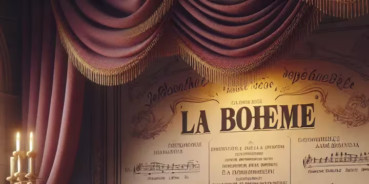 La bohème -oopperan juoni