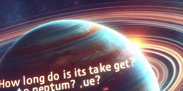 Kuinka kauan kestää päästä Neptunukseen?