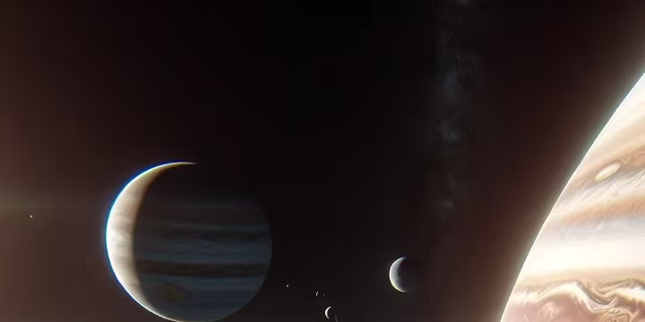 Etäisyys Jupiterista maahan