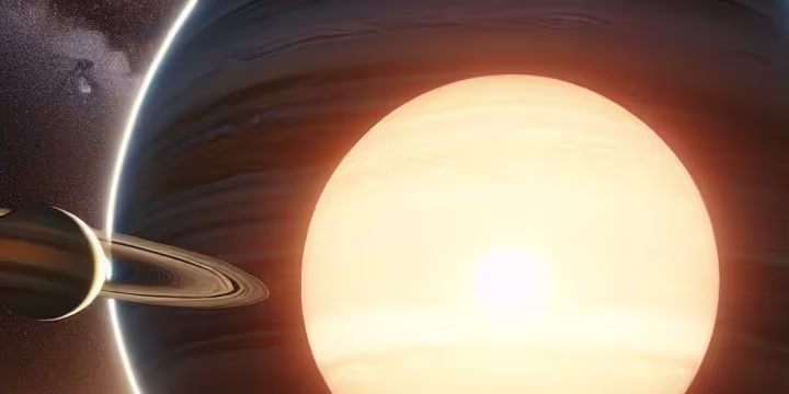 Distancia entre el sol y saturno