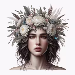 Corona de flores