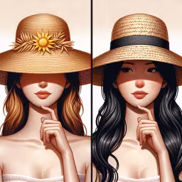 Sombreros para la playa