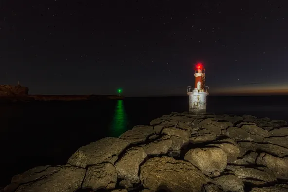 Faro señalización San Vicente de la Barquera