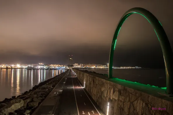 Coruña. Dique de abrigo.