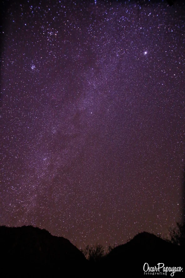 Via lactea Cañon de la zorra