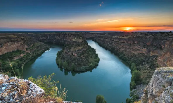 Atardecer en las Hoces