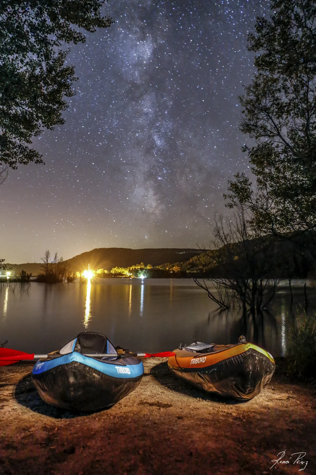 Nevegar bajo la Vía Lactea