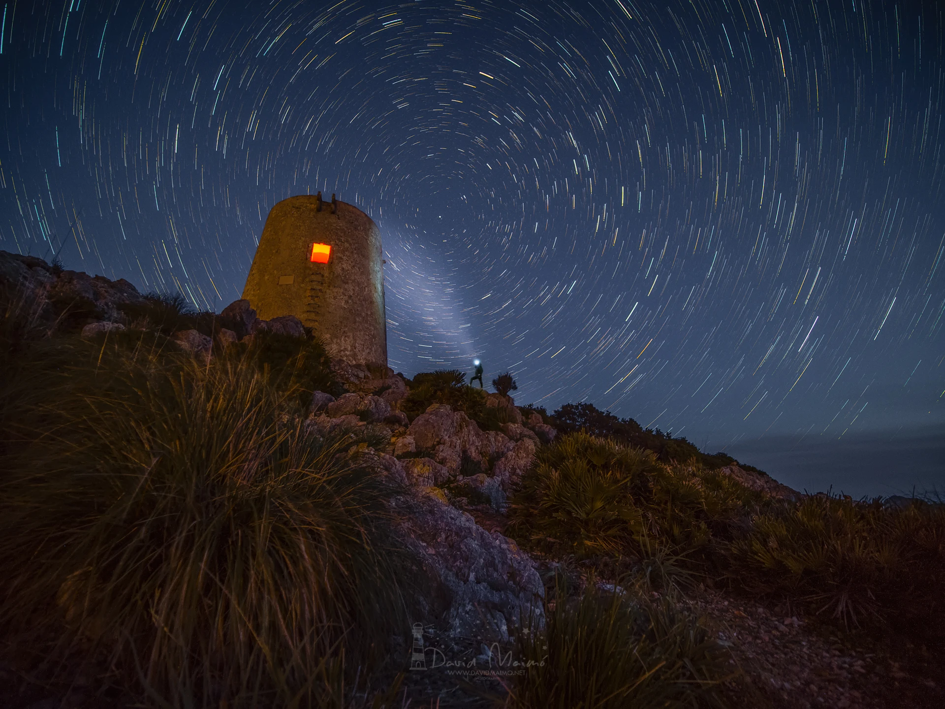 Startrail Atalaya de Albercutx