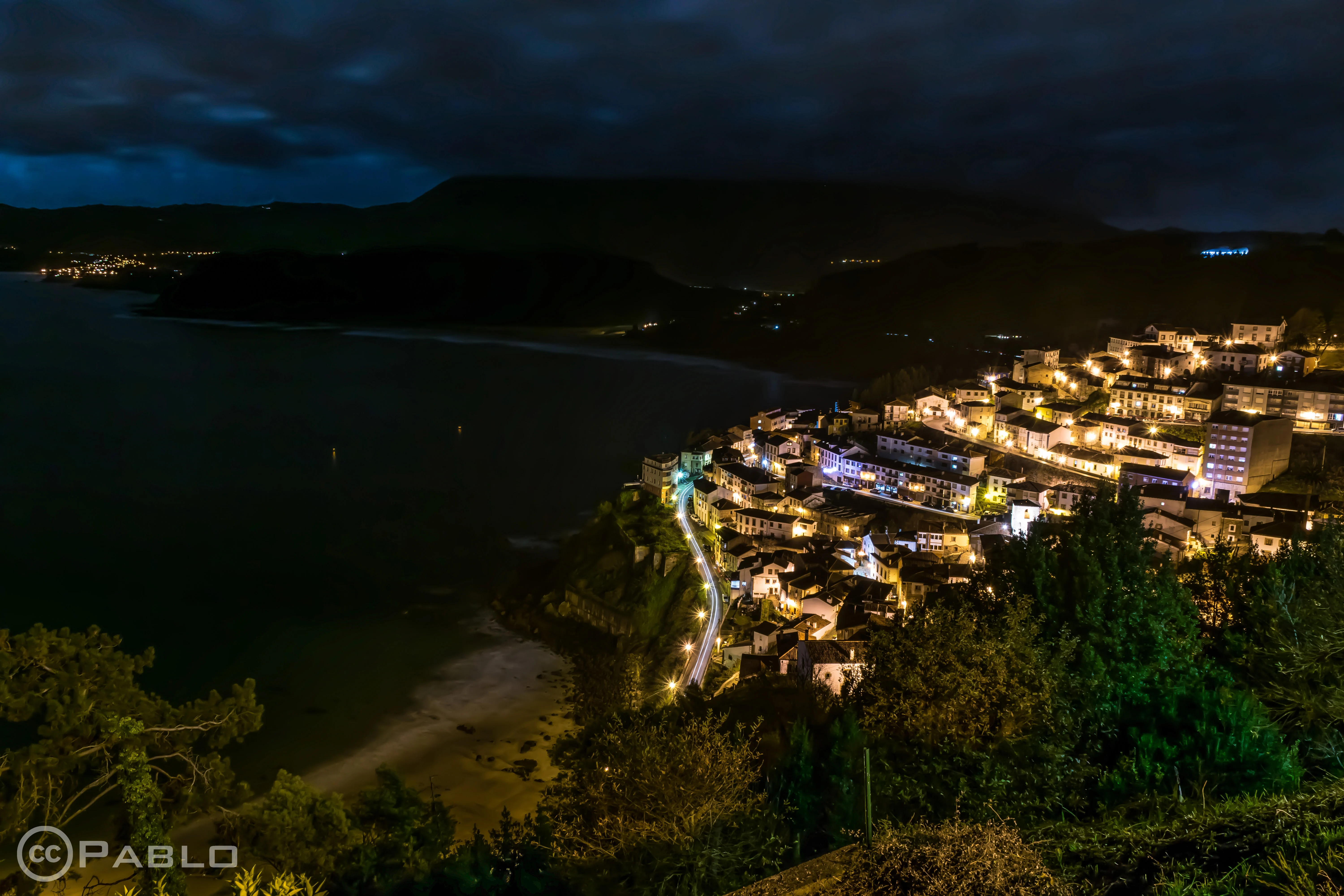 Lastres desde el mirador de San Roque