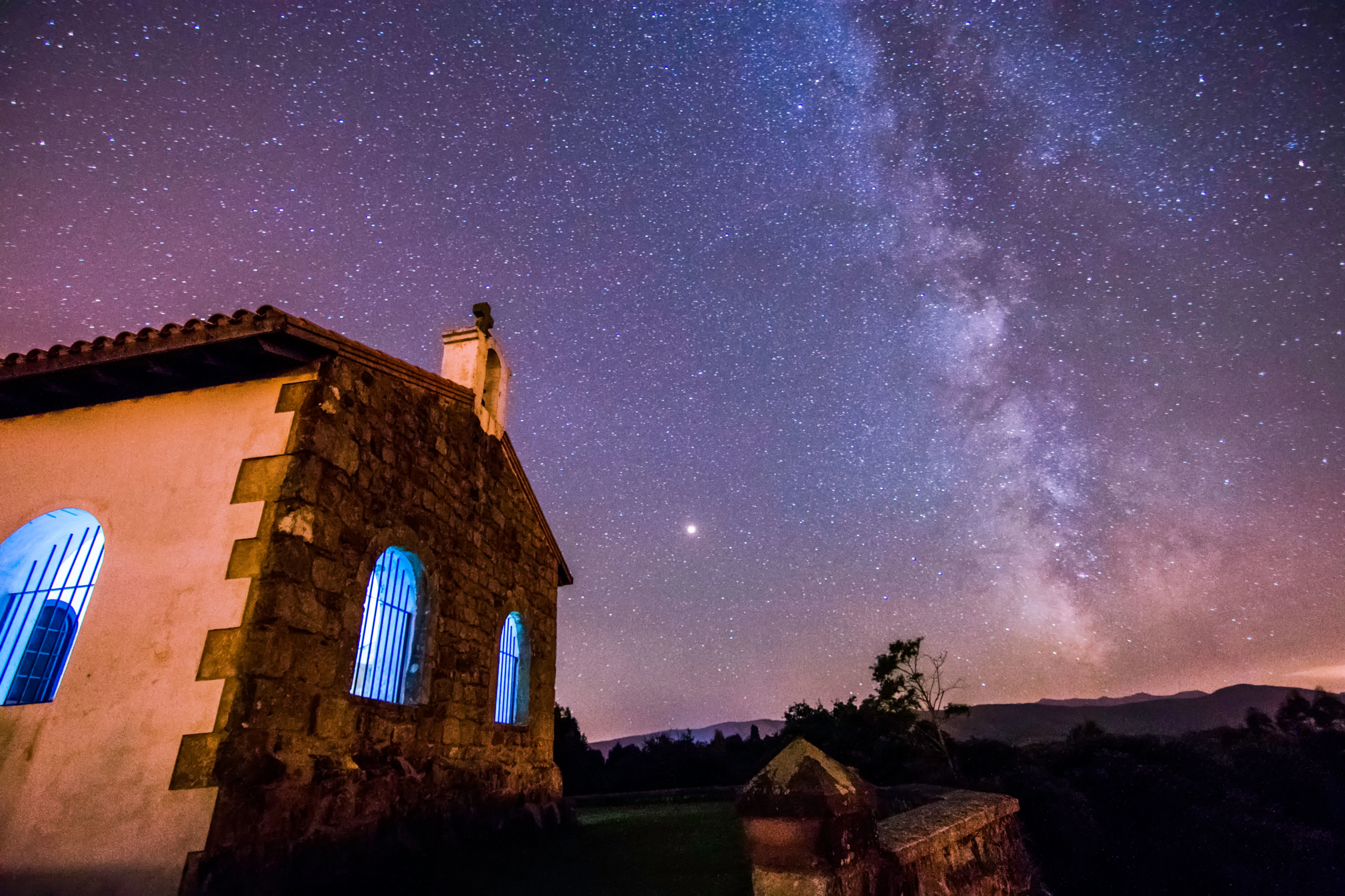 Ermita de San esteban, Noche de estrellas