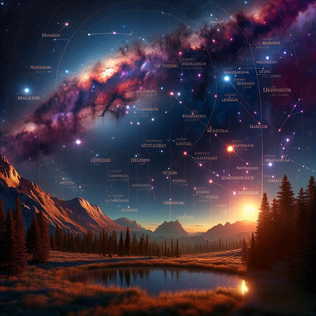 Nombre de las estrellas del cielo