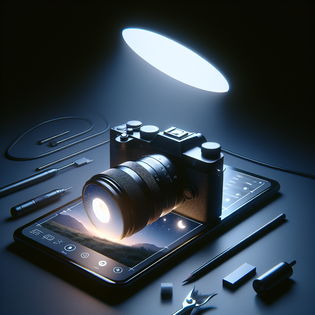 Fotografía nocturna en producto